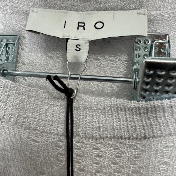 IRO Mesh Mini Dress Grey - Picture 3 of 9